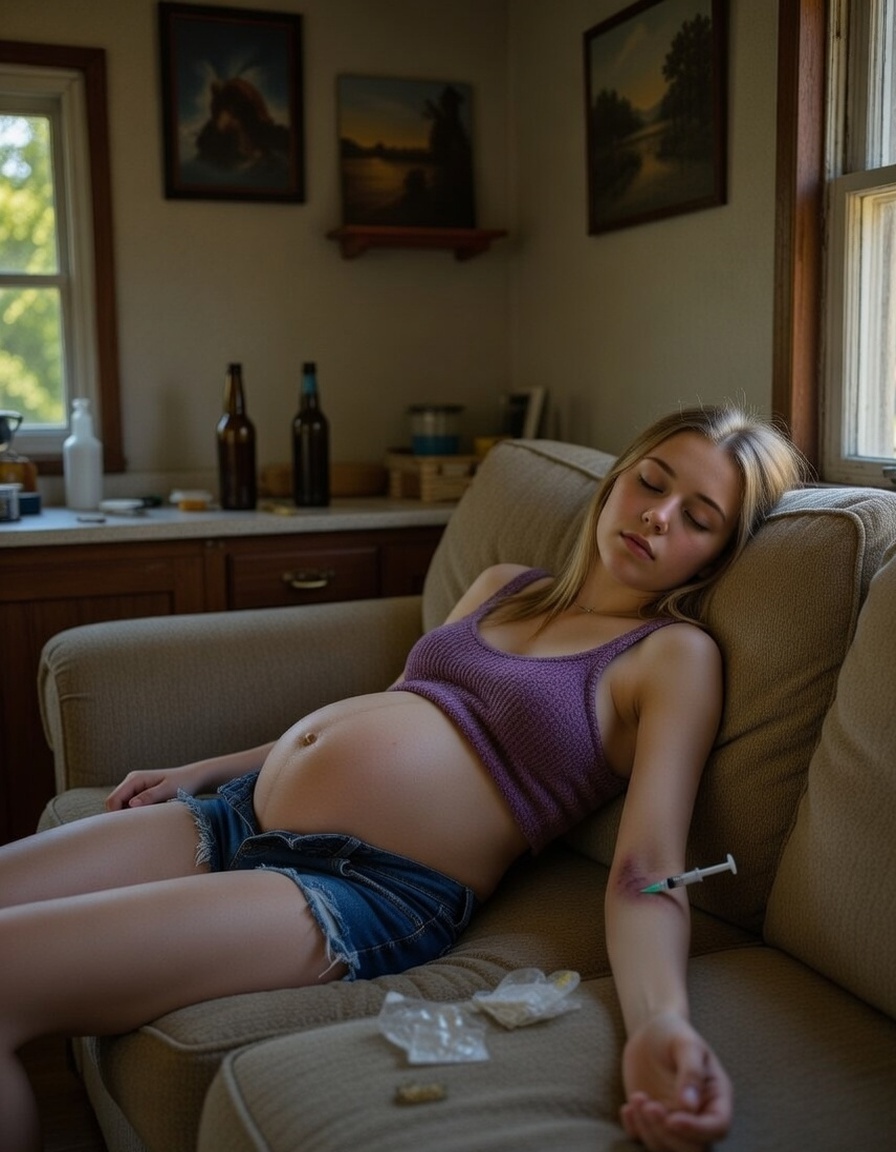 Pregnant Junkie Cindy